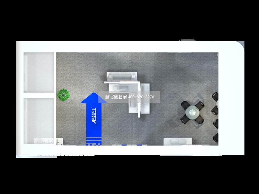 深圳美電貝爾電子展108平展臺(tái)設(shè)計(jì)效果圖