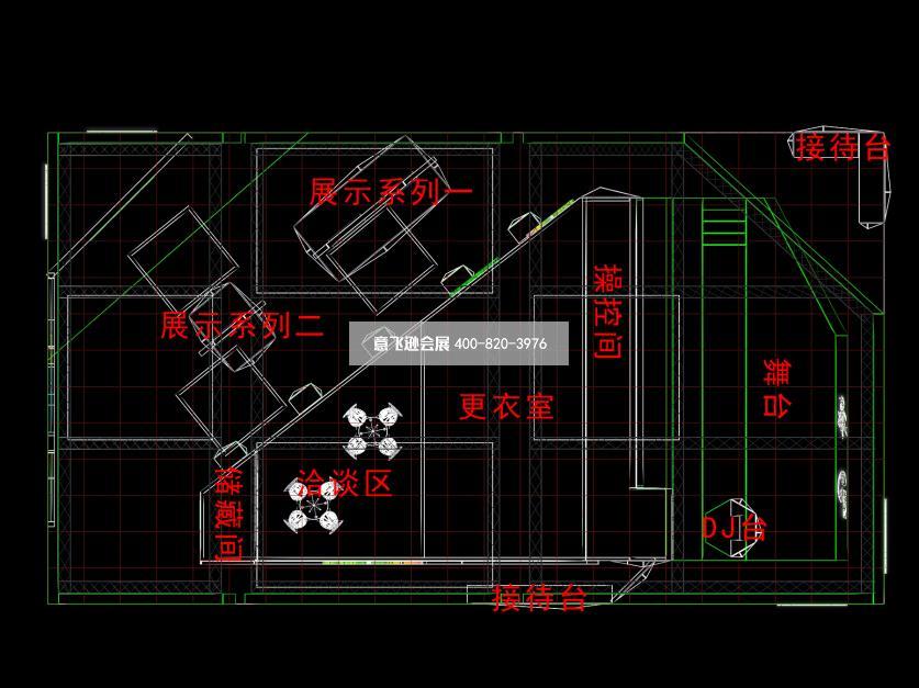 efun易幻游戲chinajoy展臺設(shè)計效果圖,大型展臺設(shè)計效果圖