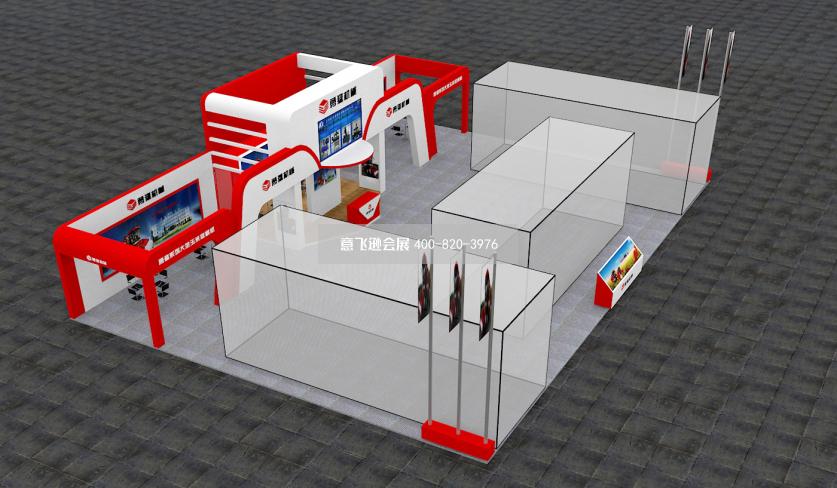 寶馬展臺設(shè)計,勇猛機(jī)械寶馬展臺設(shè)計搭建效果圖
